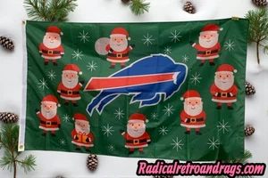 Christmas Buffalo Bills 3x5 ft Flag Banner Football ● FREE SHIPPING ● Limited  - Picture 1 of 3
