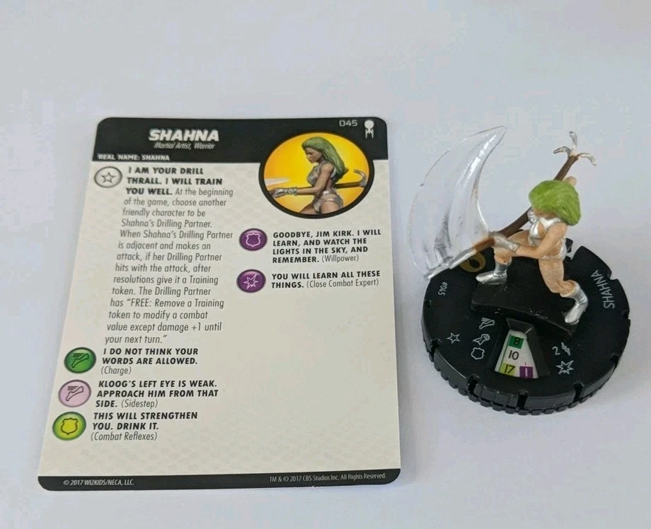 SHAHNA 045 Star Trek Away Team Wizkids HeroClix Super Rare - Image 1 of 1