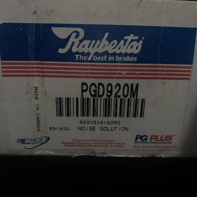 PASTILLAS FRENO DELANTERAS RAYBESTOS BMW X5 4.4L 2002-03 y 2005-06 frenos premium Foto 1 de 2