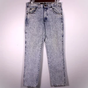 Vintage Y2k Todays News Herrenjeans 31 x 32 blau Acid Wash klassische Denim Passform 32 x 31,5 - Bild 1 von 19