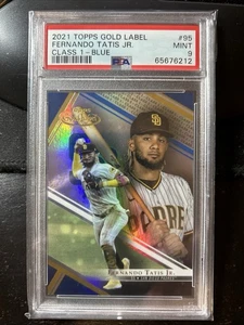 2021 Topps Gold Label - Fernando Tatís Jr. #95 Class 1 Blue /150 PSA 9 Bb - Picture 1 of 1