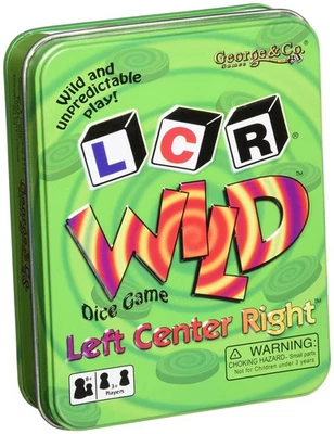 George and Company - LCR Wild Dice Game in Tin  New/Sealed/Free Shipping - Image 1 of 3
