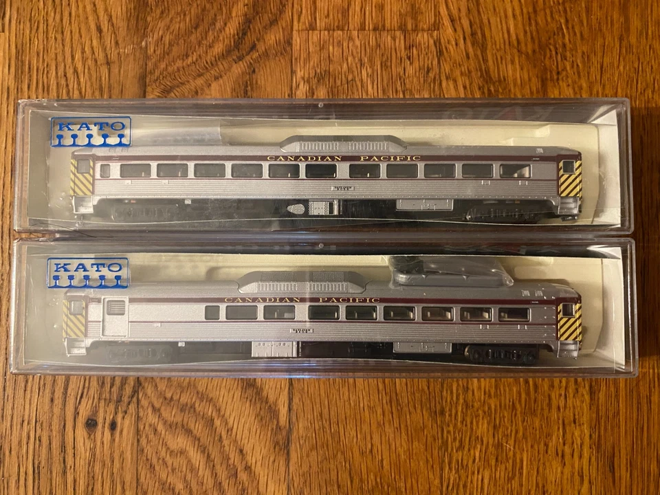 Kato N scale RDC Canadian Pacific RDC-1 #9056 & RDC-2 #9102 - Image 1 of 2