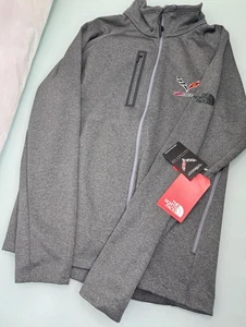Chevy Corvette Z06 The North Face Canyon Flats Jacket Full Zip Sweatshirt M NWT - Foto 1 di 11