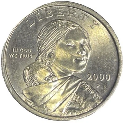 2000 Sacagawea golden Dollar P Mint - Image 1 of 2
