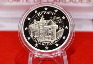 2 Euro Gedenkmünze Monaco 2025 - Grafschaft Carladès - Proof - Bild 1 von 5