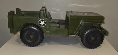 1973 Empire Carolina Enterprises Military Green Jeep 17” Not Complete Vintage - Image 1 of 4