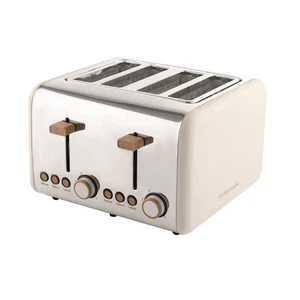 Toaster, 4 Slice, Scandi Collection by Hamilton Beach, Matte Cream, HBT02MC - Picture 1 of 12