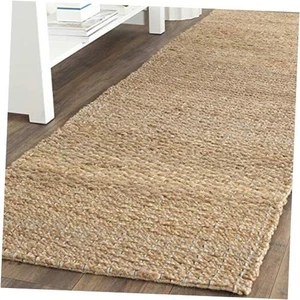  Natural Fiber Collection Runner Rug - 2'6" x 10', Light Blue & Natural,  - Picture 1 of 7