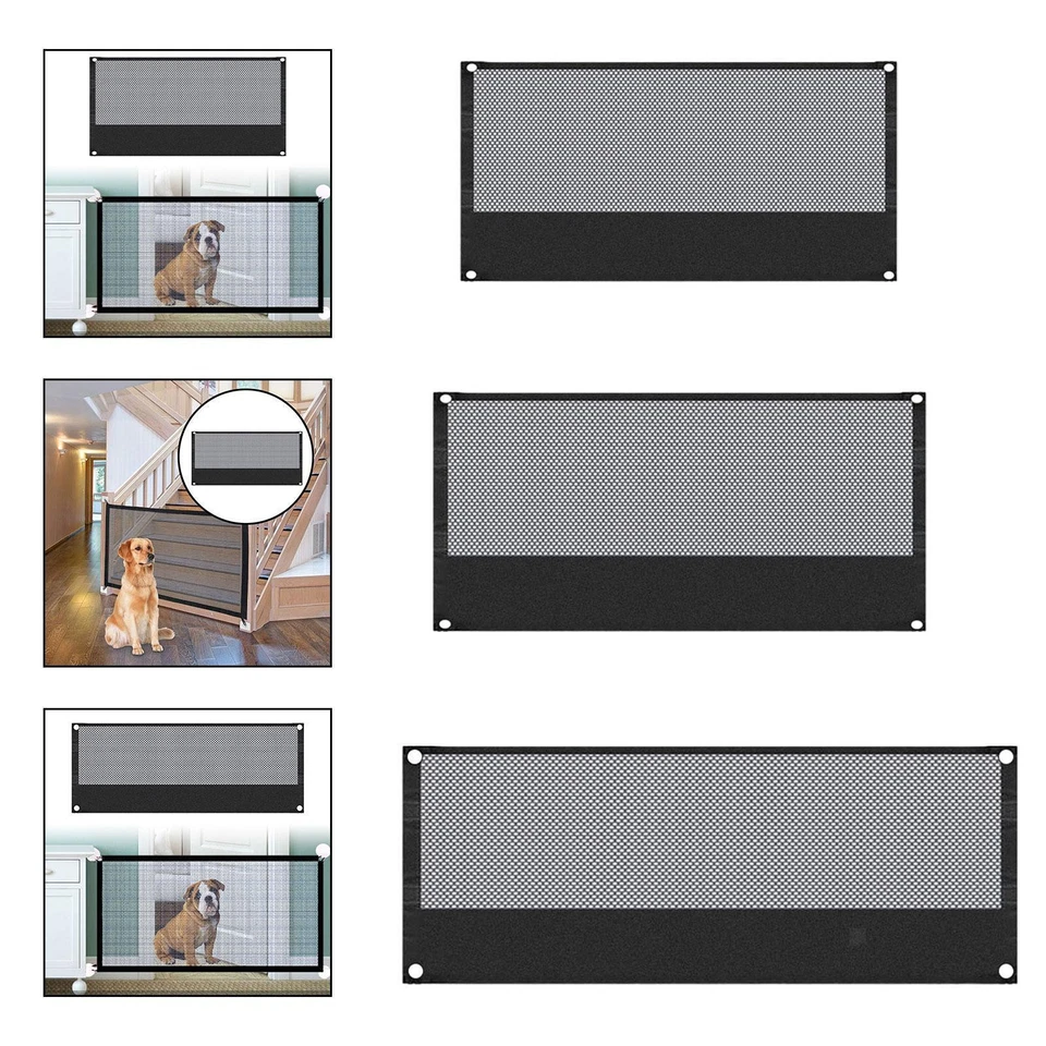 Pet Isolated Door Fence Dog Barrier Stair Gate Pet Supplies Mesh Screen Door - Image 1 of 1
