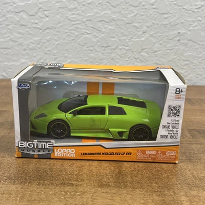 1/32 JADA BIGTIME MUSCLE VERDE LIMA LAMBORGHINI MURCIELAGO LP 640 EDICIÓN LOPRO Foto 1 de 4