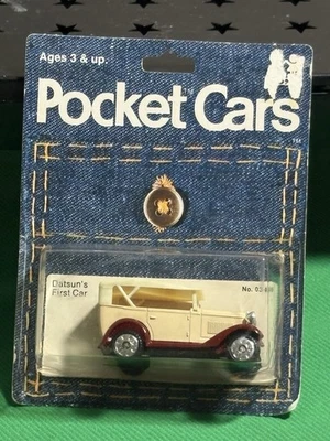 Coches de bolsillo Tomy 1974 vintage “Datsun R-382” paquete de 25-22 sin usar, en caja Foto 1 de 4