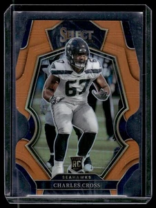2022 Panini Select Orange Die Cut Premier Level Charles Cross Rookie 120/199 - Picture 1 of 2