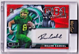 Dillon Gabriel 2/2 AUTO 2024 Wild Card QB1 On the Clock - Bild 1 von 2