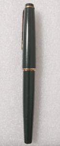 Montblanc 32 Kolbenfüller Füller 585 Gold Feder Grün mit Gravur Vintage ohne OVP