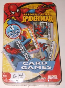 Spiderman Spielkartenspiele Blechspinne 8's Old Vulture Go Spidey Match NEU aus altem Lagerbestand - Bild 1 von 2