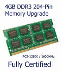 4GB DDR3 Memory RAM Upgrade ASRock N3050B-ITX Motherboard PC3-12800S 1600MHz