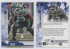 2018 Upper Deck CFL Blue Derek Dennis #158