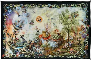 GNOME DREAM-ARTE EMBRIAGADOR-ZEST FOR LIFE-28X45 U 85X53 TAPIZ TRIPPY DUBOIS ARTE - Imagen 1 de 1