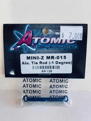 ATOMIC AR-128 Mini-Z MR-015 Aluminum Tie Rod (-1 Degree) - Image 1 of 2
