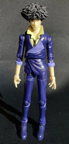 Cowboy Bebop Spike Spiegel - The Loyal Subjects BST AXN 5" Action Figure Loose Cover