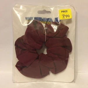 Girls Scrunchie Burgandy by Universal School Uniform (Fits All) - Picture 1 of 3