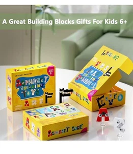 26 Alphabet Building Blocks Set, A-Z Letters Legend Action Figures Model Toy, Ki - Picture 1 of 5
