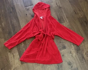 Bata de terciopelo Victoria Secret roja para mujer XS bolsillos extra pequeños/pequeños - Imagen 1 de 10