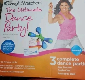 Weight Watchers The Ultimate Dance Party w/Firming Sticks Exercise Tracker, DVD - Picture 1 of 2