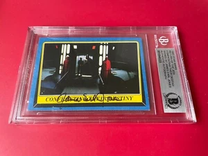 Tarjeta James Earl Jones 1983 Star Wars ROTJ #177 Firmada Automática Beckett BAS - Imagen 1 de 3