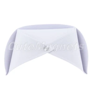 White Authentic Nurse Hat Starched Pre-formed Medical Surgery Surgical Hat Cap - Picture 1 of 12