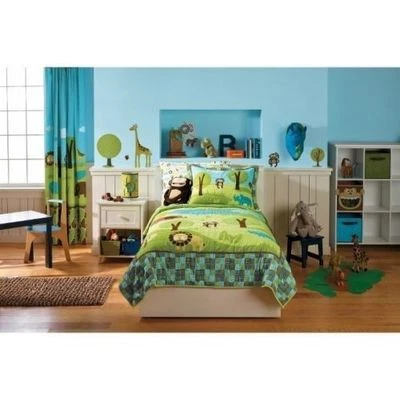 7 pc Circo Wild Safari Collection Full Quilt, Shams & Sheets Set NIP - Image 1 of 4