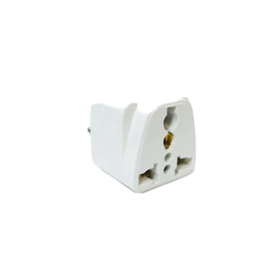 American To European Plug Adapter Universal To Europe Asia 2-Inputs Type C - Picture 1 of 6