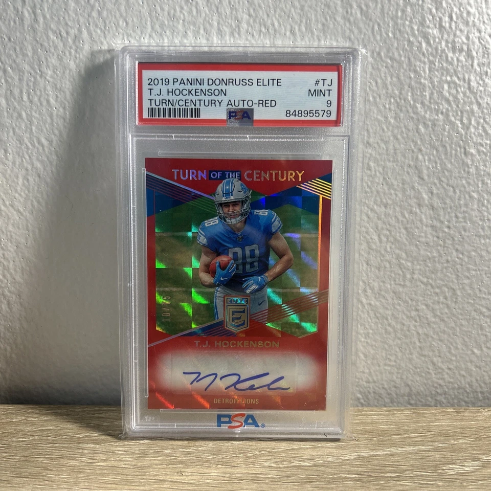 2019 Donruss Elite T.J. HockensonRed Auto #/75 - Image 1 of 2