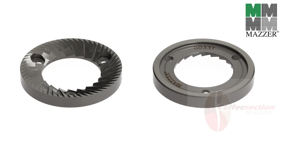 MAZZER OEM ЗАУСЕНЦЫ ДЛЯ СУПЕР ВЕСЕЛЫЙ ЭСПРЕССО КОФЕМОЛКА НОВЫЙ, 3-Ph, 64 мм, FMA00033T - Изображение 1 из 1