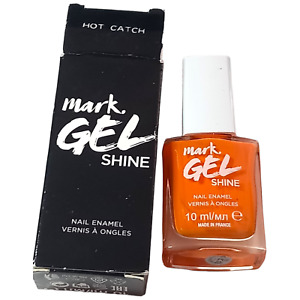 Avon Mark Gel Shine Nail Polish Hot Catch Orange