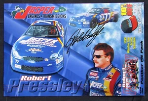 1999 Robert Pressley Autograph - Nascar Winston Cup #77 Jasper Engines Racing - Picture 1 of 2