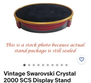 SWAROVSKI CRYSTAL 2000 SCS MASQUERADE OVAL DISPLAY STAND STAGE, SEALED NIB - Picture 1 of 4