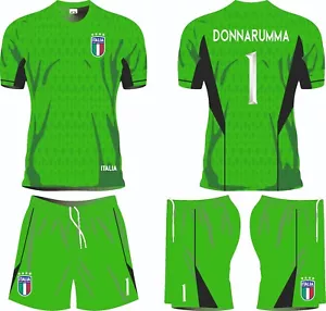 Completo ITALIA Portiere Calcio Nome e Numero Con La Personalizzazione No Reso - Imagen 1 de 1