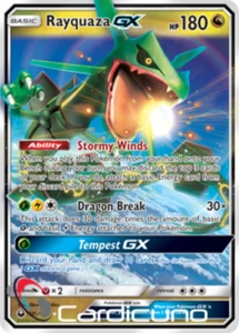 Rayquaza GX 109/168 Celestial Storm Pokémon Sammelkarte Egnlisch - Bild 1 von 2