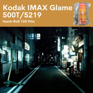2 x IMax Kodak Glame 500T/5219 Hand Roll 120 Medium Format Motion Picture Film - Picture 1 of 11