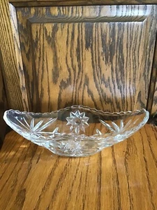 Vintage Anchor Hocking Banana Boat Dish Relish Early American Prescut EAPC - Picture 1 of 4