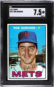 1967 Topps ROB GARDNER Mets #217 SGC 7.5 NEAR MINT+ Condition
