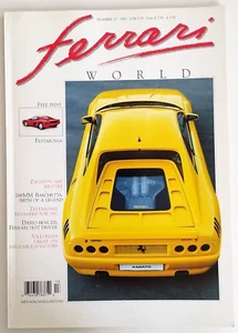 Ferrari World 1991 Magazine w/Testarossa Print  - Picture 1 of 8