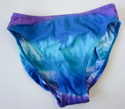 1 TRUE VINTAGE 90s NEW Tie-Dye Bikini Bottom SZ 5 / 6 - Image 1 of 4