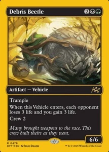 MTG Debris Beetle 478 Aetherdrift Rare First Place Foil - Bild 1 von 1