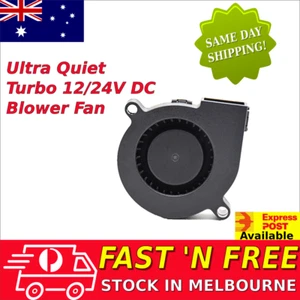 2pcs 12V/24V DC Blower Fan Ultra Quiet Brushless Cooling Fan 5015 50mm x 15mm - Picture 1 of 2