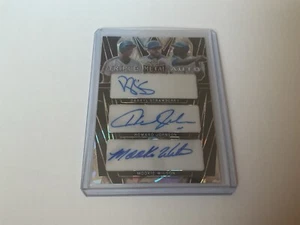 2024 Leaf Metal Baseball Triple Auto 2/2 Strawberry Johnson Wilson NY METS WSC - Picture 1 of 10