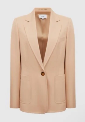 Reiss Ember Single Breasted Blazer in Camel Size US 2 / UK 6, NEW NWOT MSRP $390 - Image 1 of 4