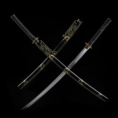 Espada Samurai Japonesa Pulida 41"" Katana T10 Acero Arcilla Templada O-Kissaki Foto 1 de 4